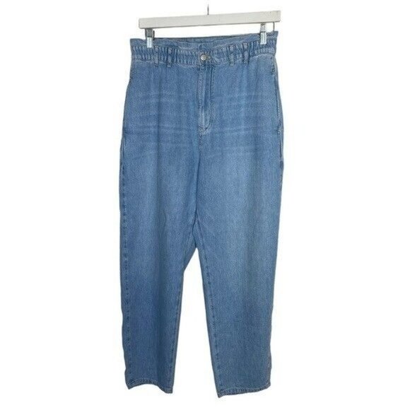 PILCRO Anthropologie Paperbag Waist Boyfriend Jeans, Size 31 NWT - Picture 2 of 11